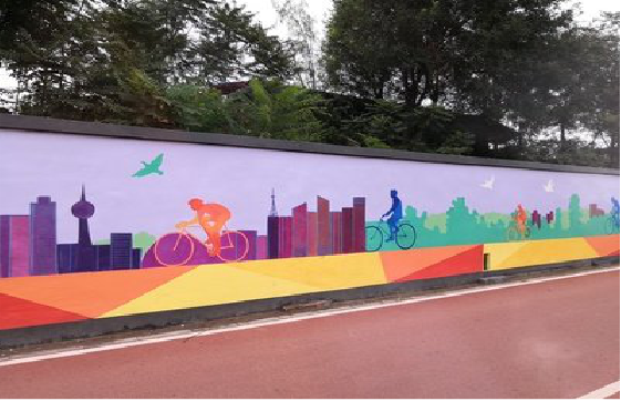 孟连墙体彩绘-围墙