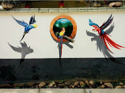 孟连视觉错位-3D墙绘设计