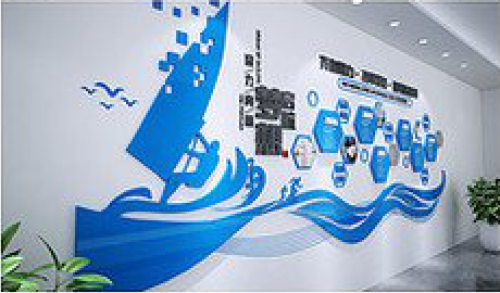 孟连海浪主题文化墙如何设计？