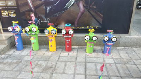 孟连商业区彩绘